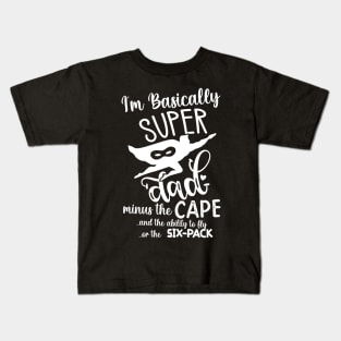 Super Dad funny father gift for husband Kids T-Shirt